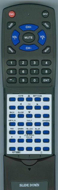 LG RTAGF79298801 Replacement Remote