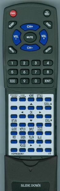 LG RTAGF80220501 Replacement Remote