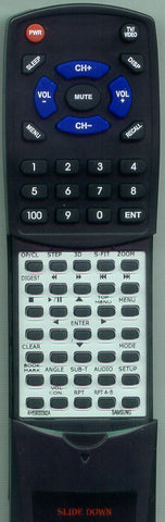 SAMSUNG DVDM205 Replacement Remote