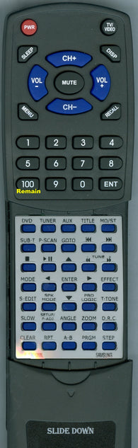 SAMSUNG HTDL200D Replacement Remote