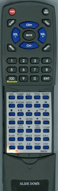 SAMSUNG--INSERT RTAH5901068L Replacement Remote