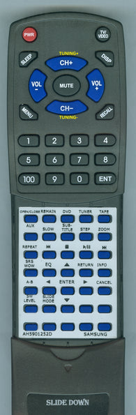 SAMSUNG--INSERT AH59-01252D Replacement Remote
