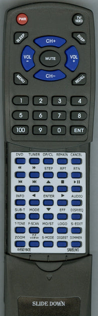 SAMSUNG HTQ40T Replacement Remote