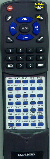SAMSUNG HTZ410 Replacement Remote