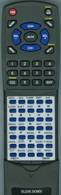 SAMSUNG HTZ320 Replacement Remote