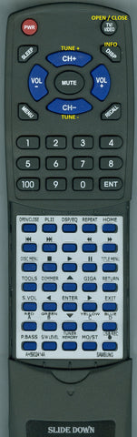 SAM--INSERT HTE550 Replacement Remote