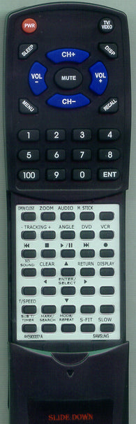 SAMSUNG DVDV2500 Replacement Remote