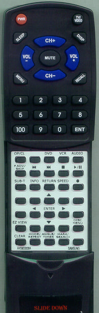 SAMSUNG DVDV3650 Replacement Remote