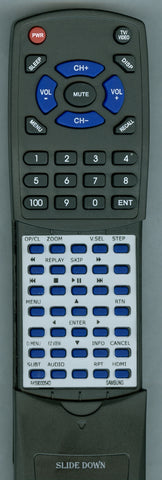 SAMSUNG DVDHD870C Replacement Remote