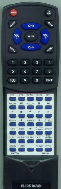 SAMSUNG DVDVR375A Replacement Remote