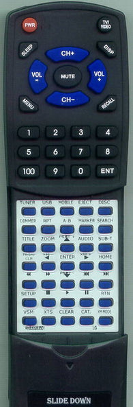 LG RTAKB30283501 Replacement Remote