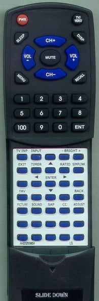 LG 32LC7DC Replacement Remote