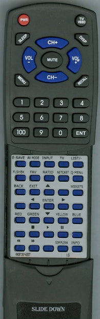 LG 32LD550 Replacement Remote