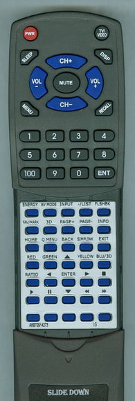LG RTAKB72914273 Replacement Remote