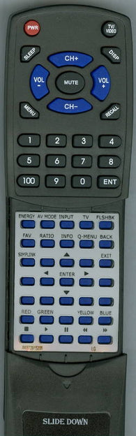 LG RTAKB72915206 Replacement Remote