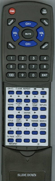 LG RTAKB72975301 Replacement Remote