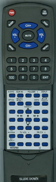LG RTAKB73275404 Replacement Remote