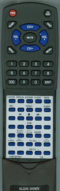 LG RTAKB73575431 Replacement Remote