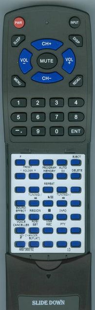 LG RTAKB73655792 Replacement Remote