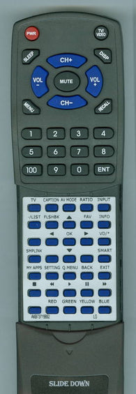 LG RTAKB73715692 Replacement Remote