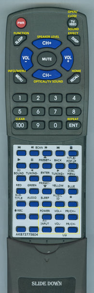 LG--INSERT RTAKB73775604 Replacement Remote