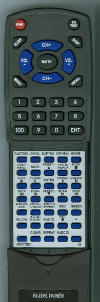 LG-RTAGF76633201 RTAGF76633201 Replacement Remote