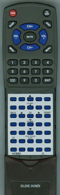 LG ANMR400H SILVER Replacement Remote