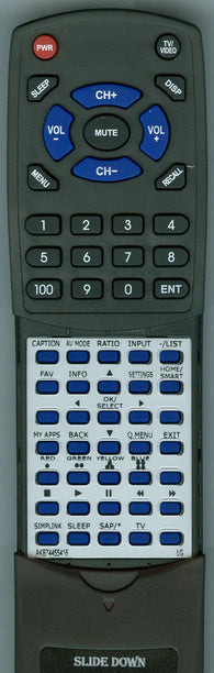 LG RTAKB74455416 Replacement Remote