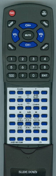 LG SJ4YS Replacement Remote