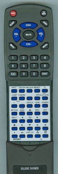 LG RTAKB75095307 Replacement Remote