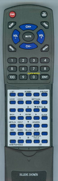 LG 49UK6090PUAMAGIC Replacement Remote