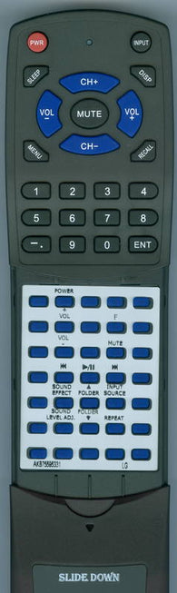 LG SPJ4-S Replacement Remote