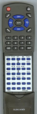 MYRON-DAVIS- RTART273 Replacement Remote