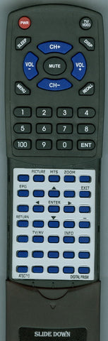 DIGITAL-PRISM- RTATSC710 Replacement Remote