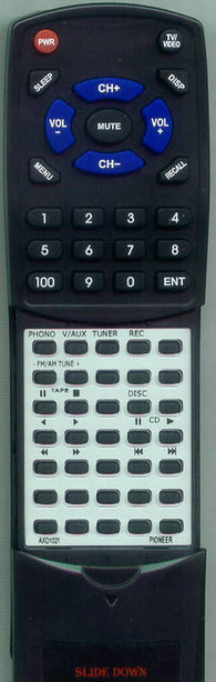 PIONEER AXD1021 Replacement Remote