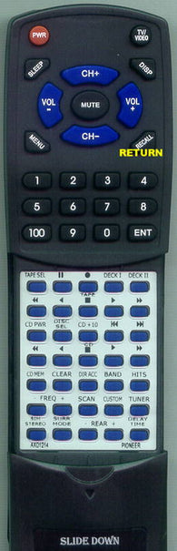 PIONEERINSERTBM VSX3900S Replacement Remote