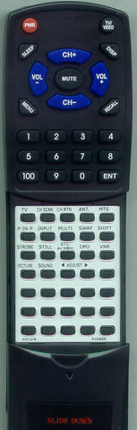 PIONEER AXD1279 Replacement Remote