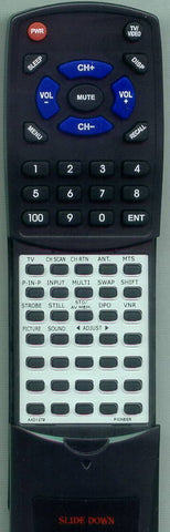 PIONEER AXD1106 Replacement Remote