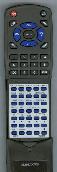 PIONEER VSXD466S Replacement Remote