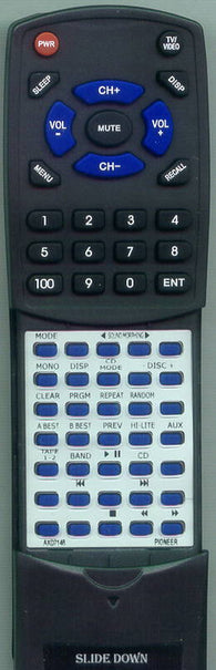 PIONEER XRA700 Replacement Remote