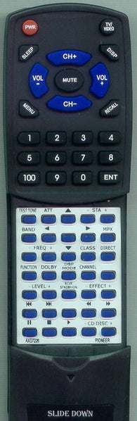 PIONEER VSXD557 Replacement Remote