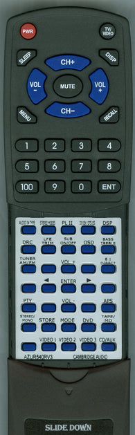 CAMBRIDGE AUDIO RTAZUR540RV3 Replacement Remote
