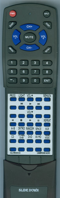 CAMBRIDGE AUDIO AZUR640AV2 Replacement Remote
