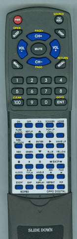 OPPO-DIGITAL--INSERT BDP-95 Replacement Remote