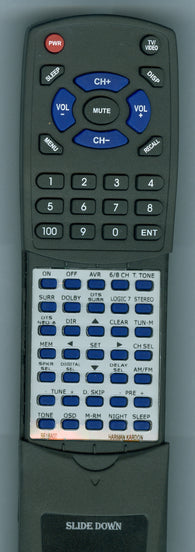 HARMAN KARDON DPR1001 MAIN Replacement Remote