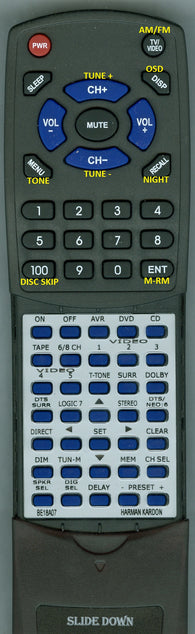 HK--INSERT RTBE18A07 Replacement Remote