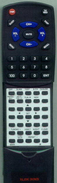 JBL PROPACK600 Replacement Remote