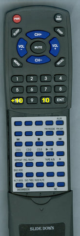 JVC--INSERT MXKB30 Replacement Remote
