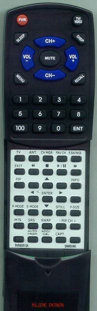 SAMSUNG LNS3252DXXAA Replacement Remote