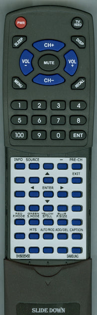 SAMSUNG LNS1951W Replacement Remote